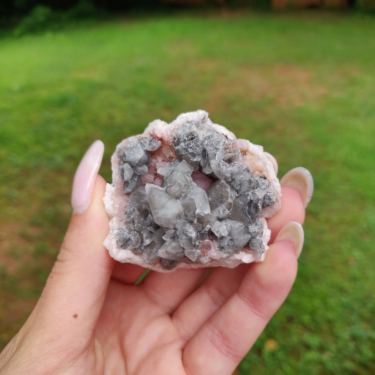 Pink Amethyst Geode (#J3)