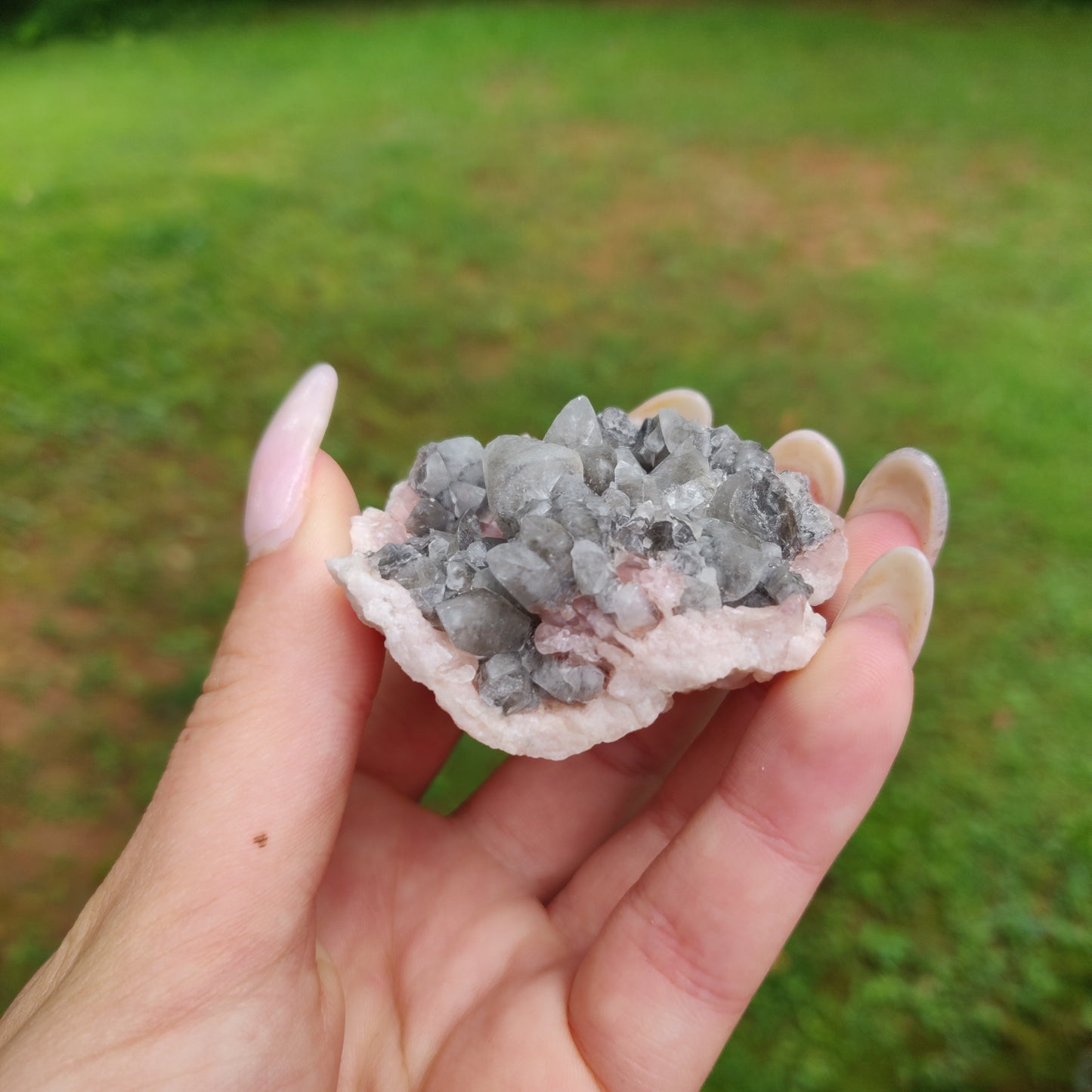 Pink Amethyst Geode (#J3)