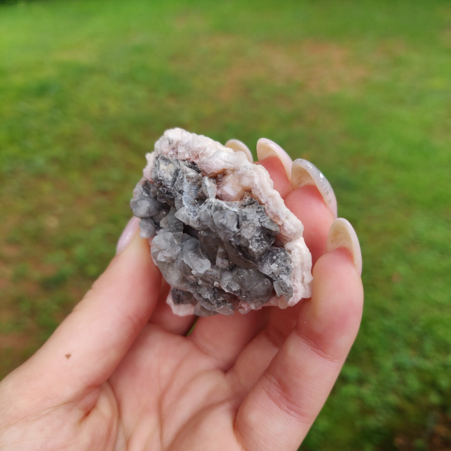 Pink Amethyst Geode (#J3)
