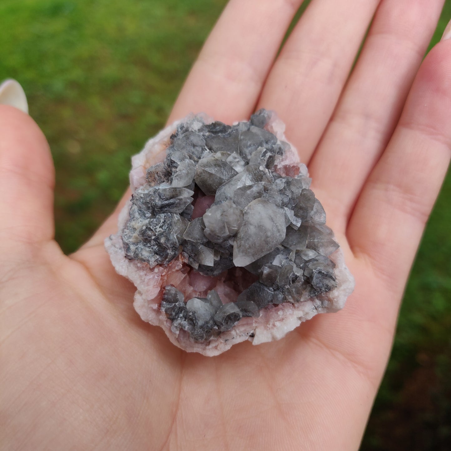 Pink Amethyst Geode (#J3)