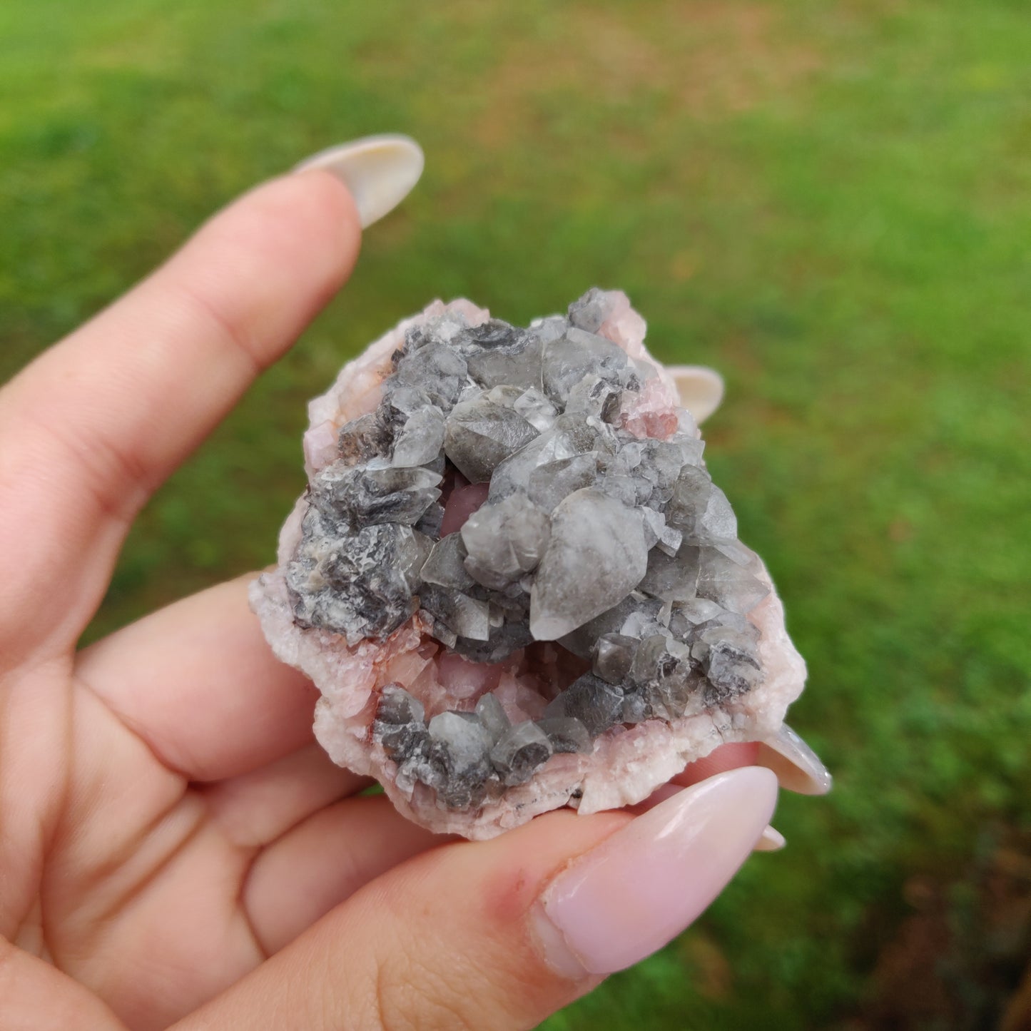Pink Amethyst Geode (#J3)