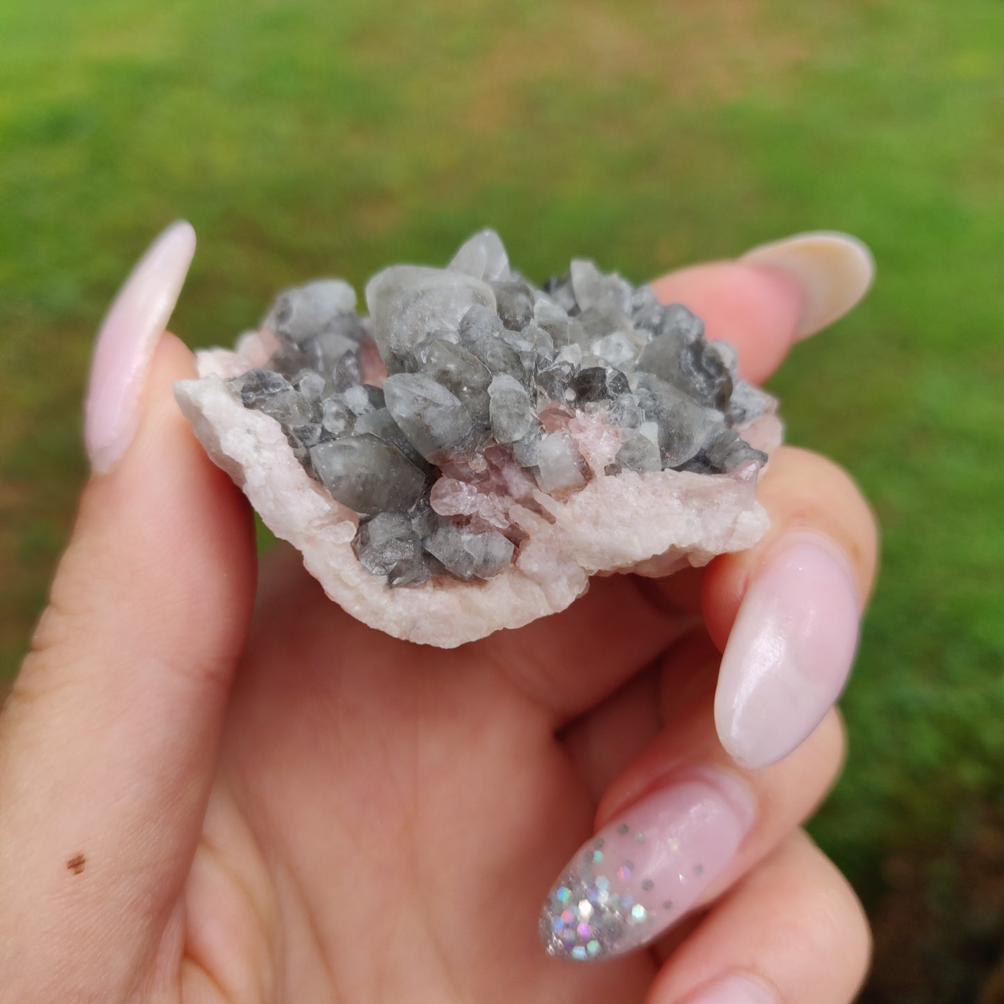 Pink Amethyst Geode (#J3)