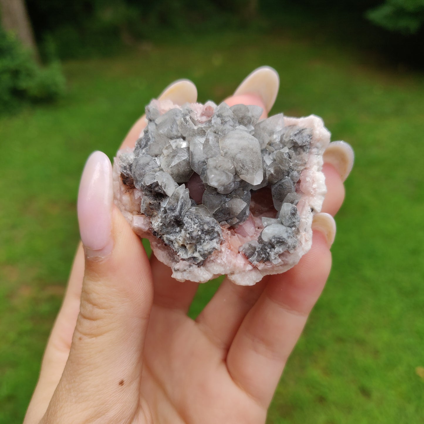 Pink Amethyst Geode (#J3)