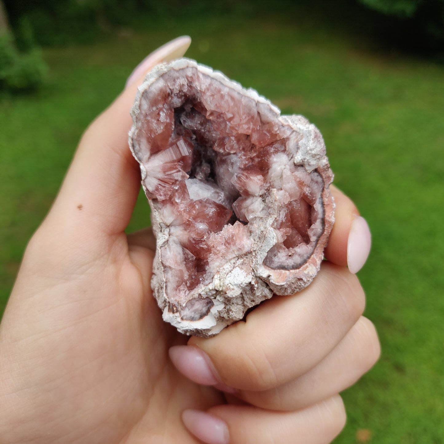 Pink Amethyst Geode (#J2)