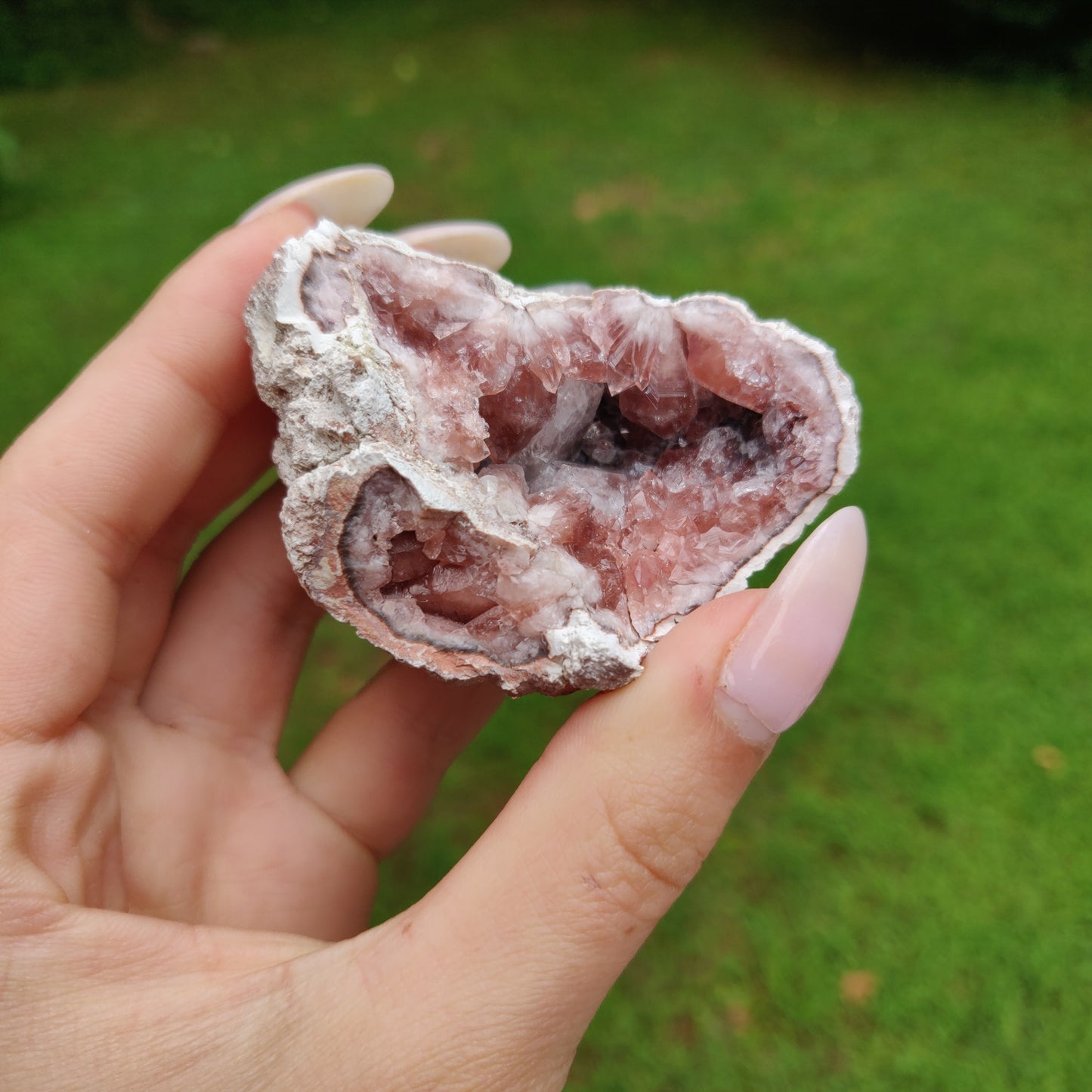 Pink Amethyst Geode (#J2)