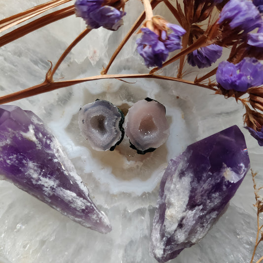 Tabasco Geode Pair (#V4)