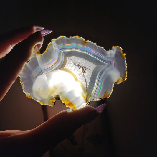 Iris Agate Slice (#7)