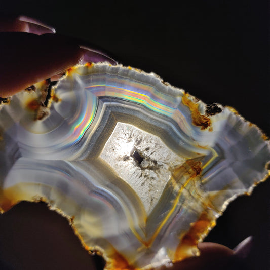 Iris Agate Slice (#8)