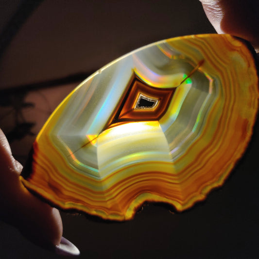 Iris Agate Slice (#9)
