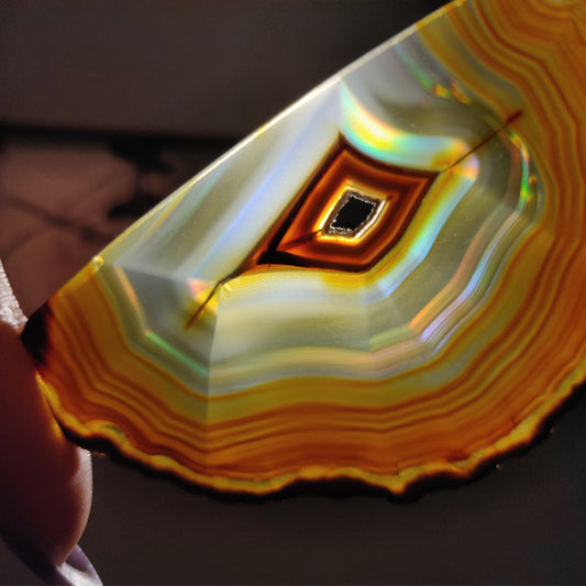 Iris Agate Slice (#15)