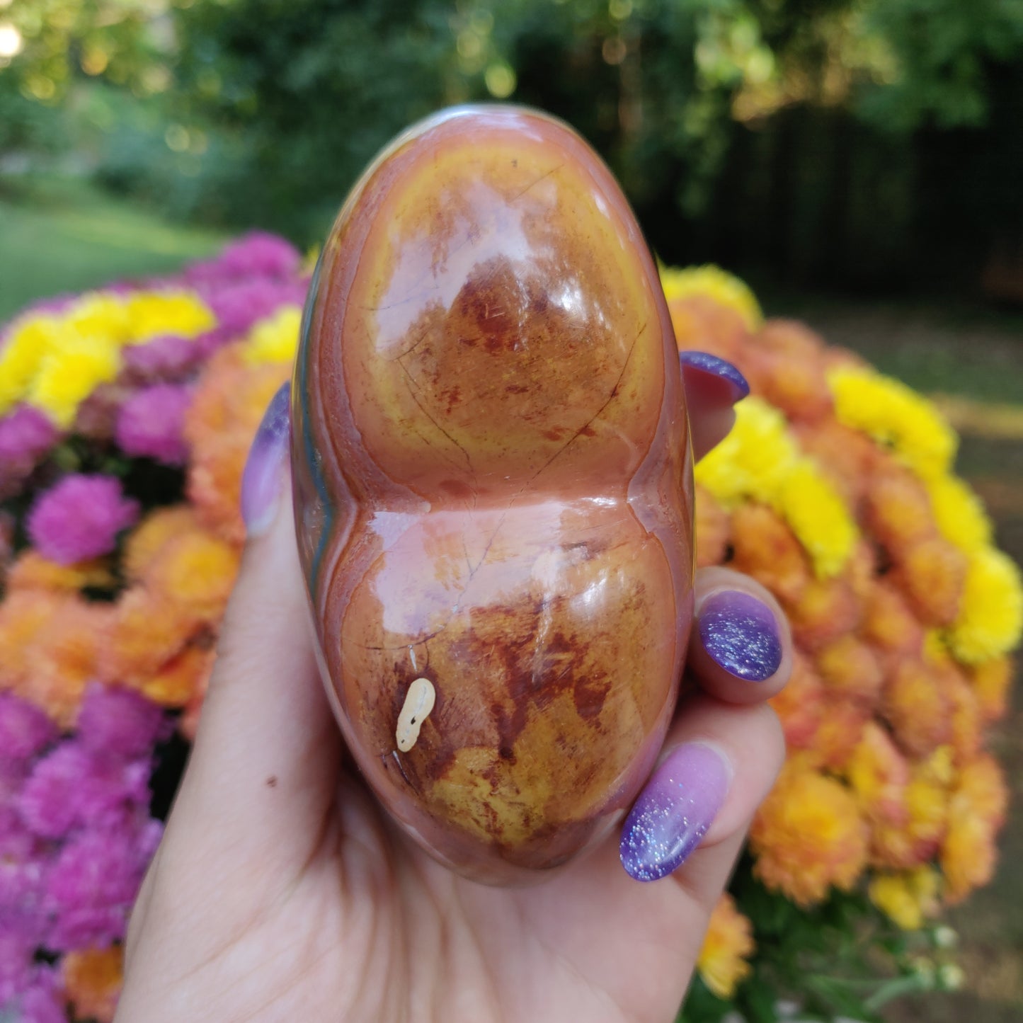 Polychrome Jasper Heart (#A2)