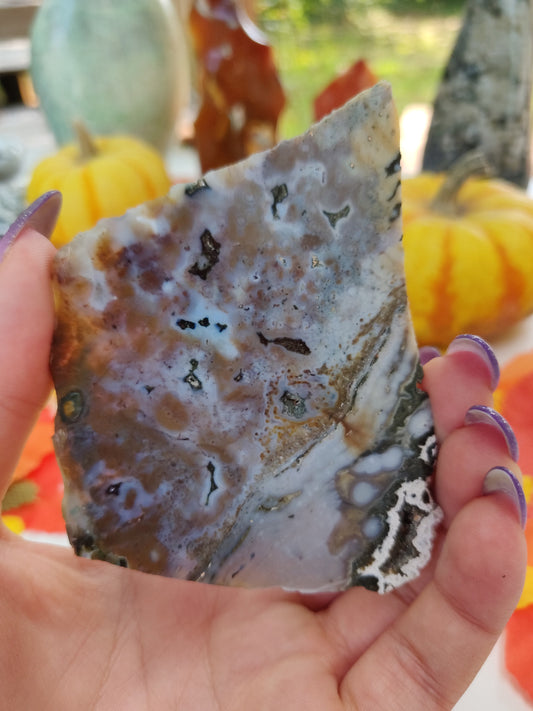 Ocean Jasper Druzy Slab (#A1)
