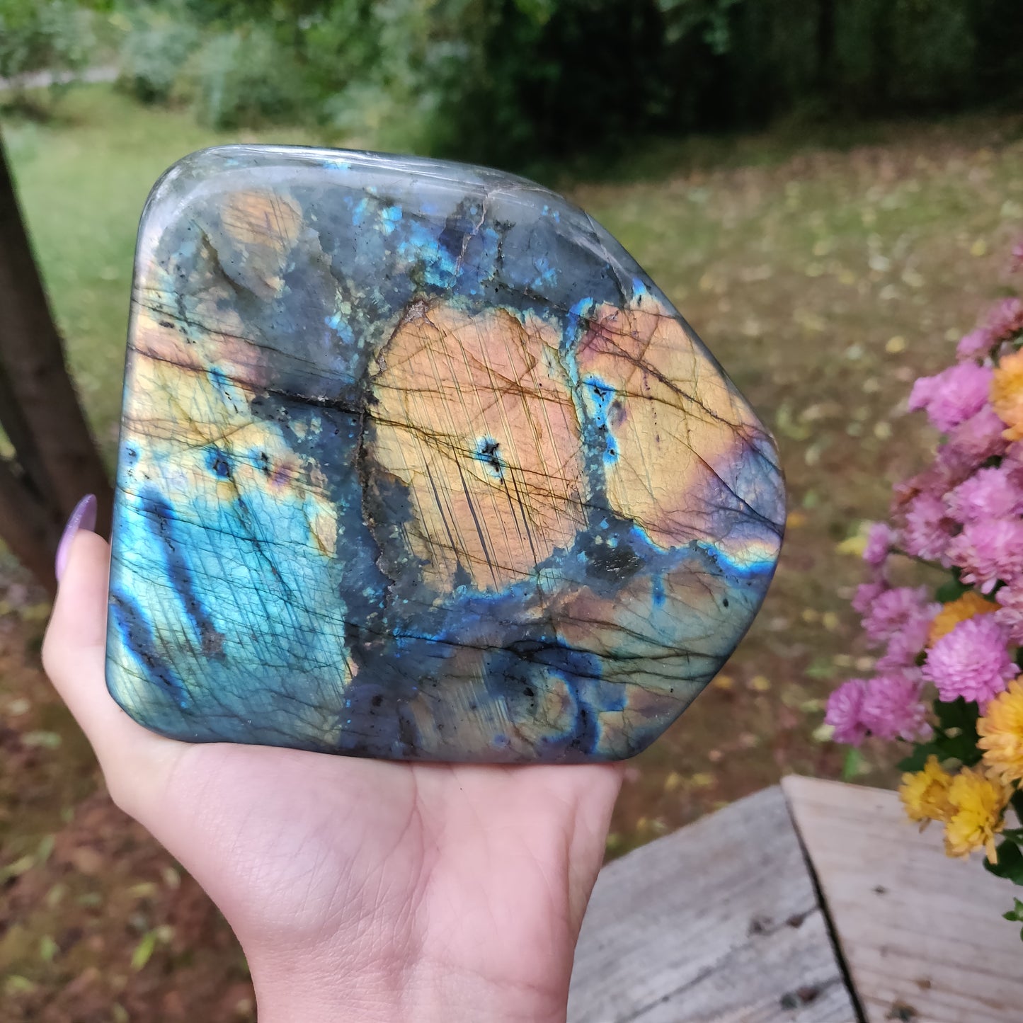 Large Labradorite Free Form over 3.75 LB! (#A7)