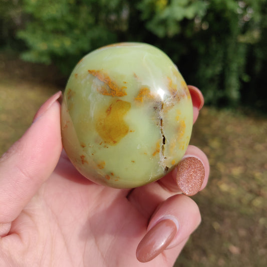Green Opal Palm Stone (#2)