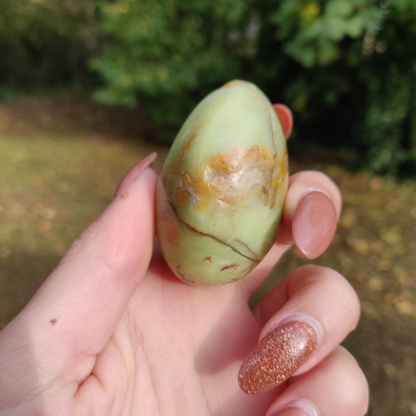 Green Opal Palm Stone (#12)