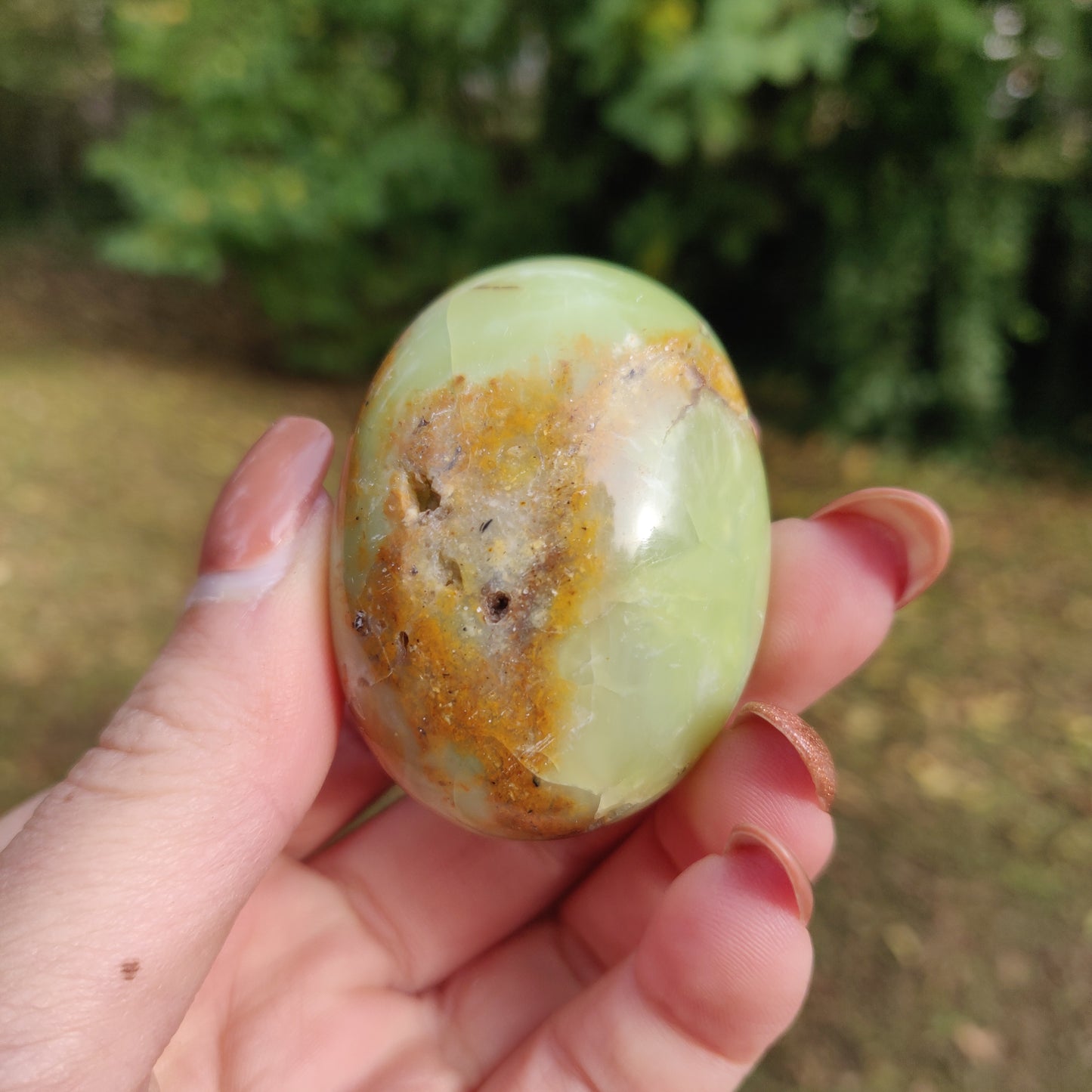 Green Opal Palm Stone (#9)