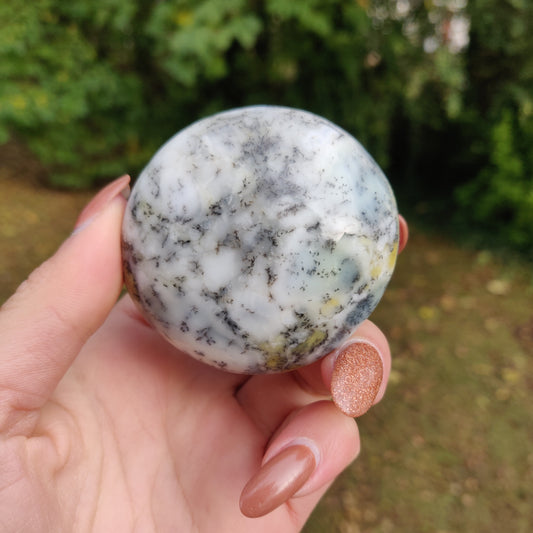 Dendritic Opal  Palm Stone (#5)