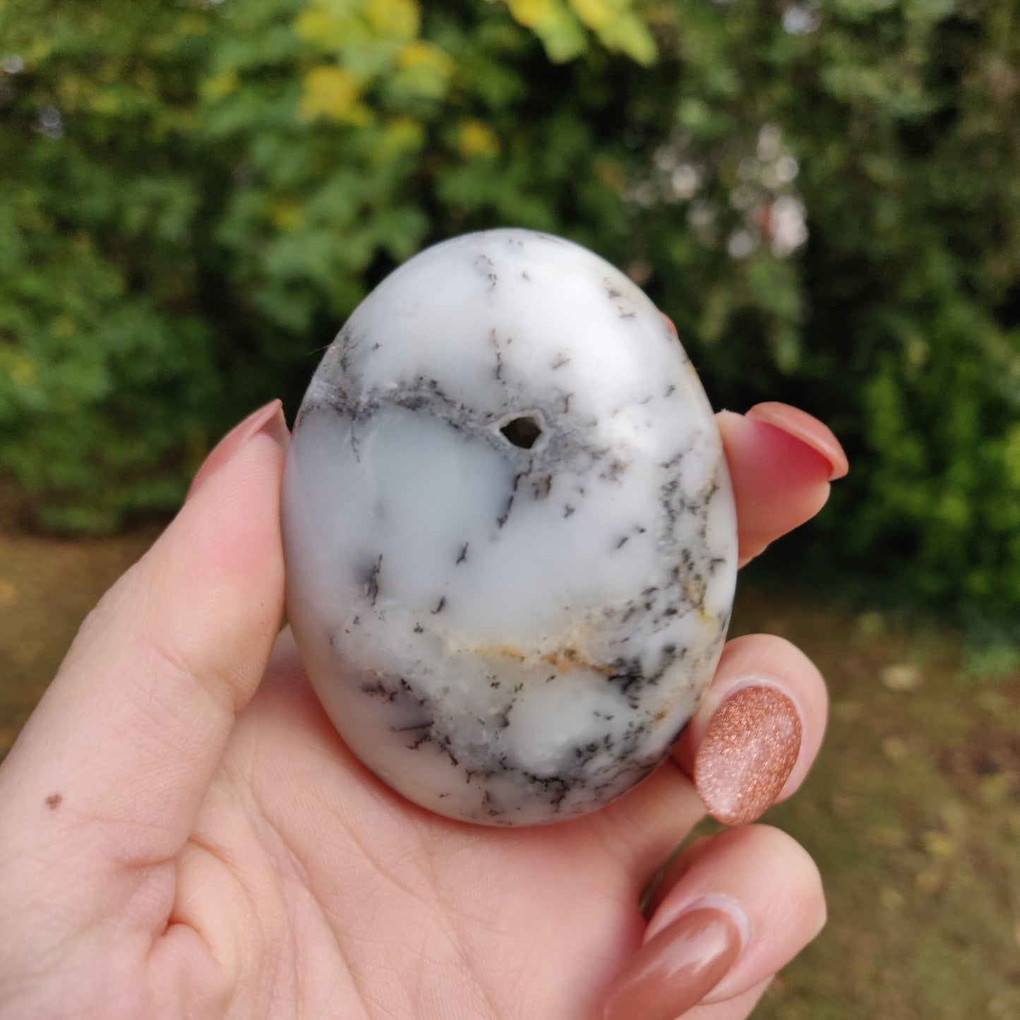 Dendritic Opal Palm Stone (#14)