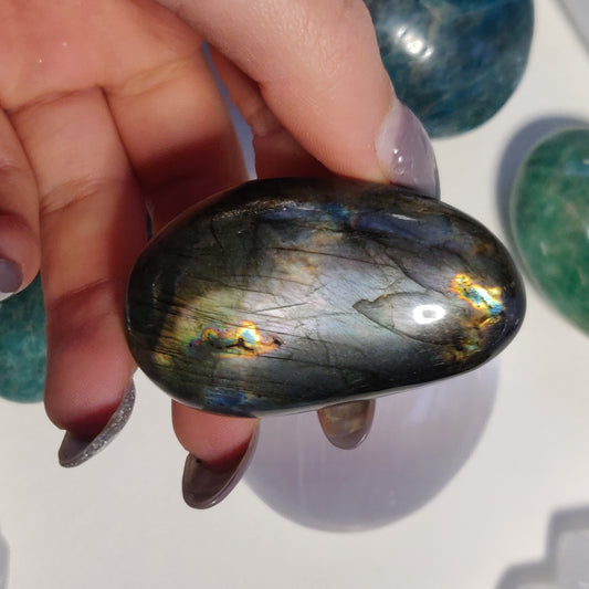 Labradorite Palm Stone (#76H) - Simply Affinity