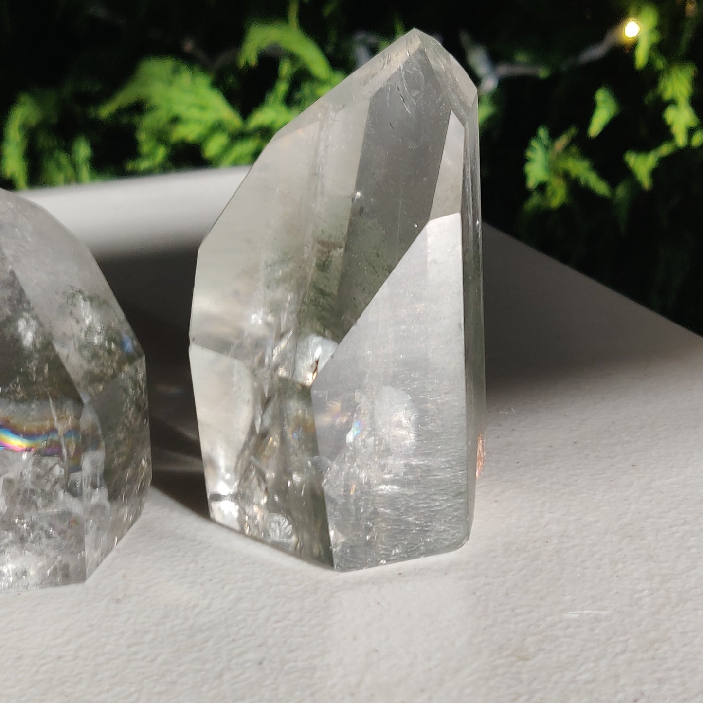 Garden Quartz Point, Lodolite Point (#5)