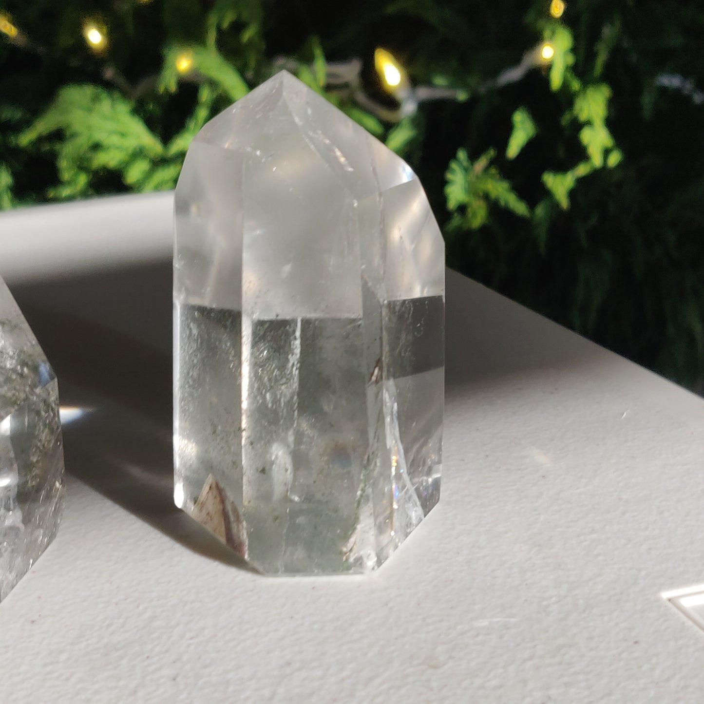 Garden Quartz Point, Lodolite Point (#5)