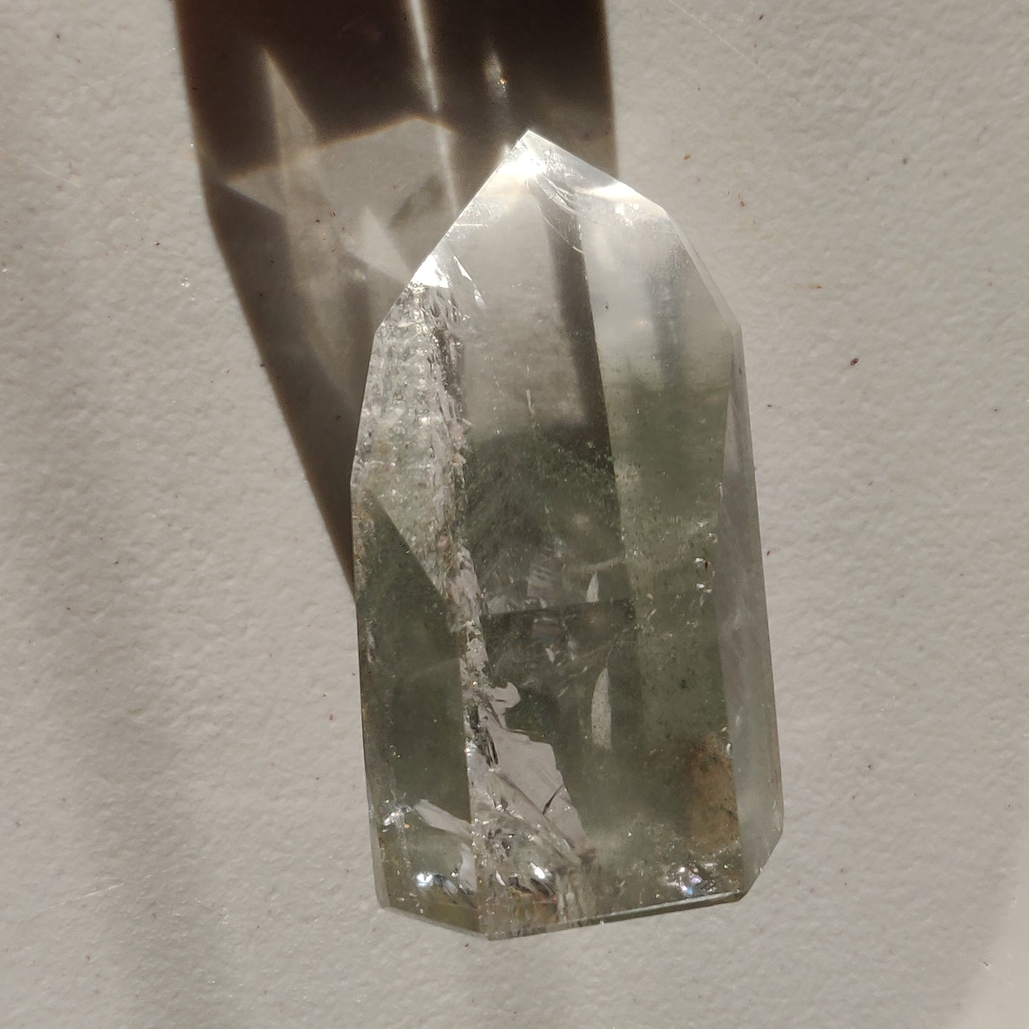 Garden Quartz Point, Lodolite Point (#5)