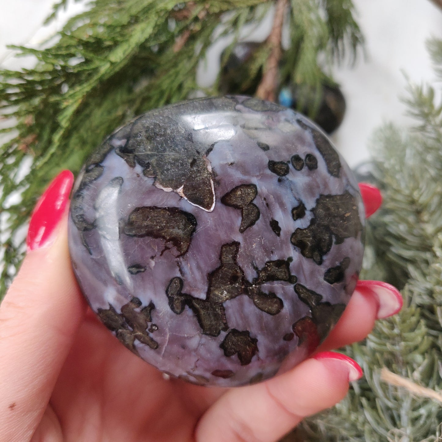 Mystic Merlinite Palm Stone (#1) - Simply Affinity