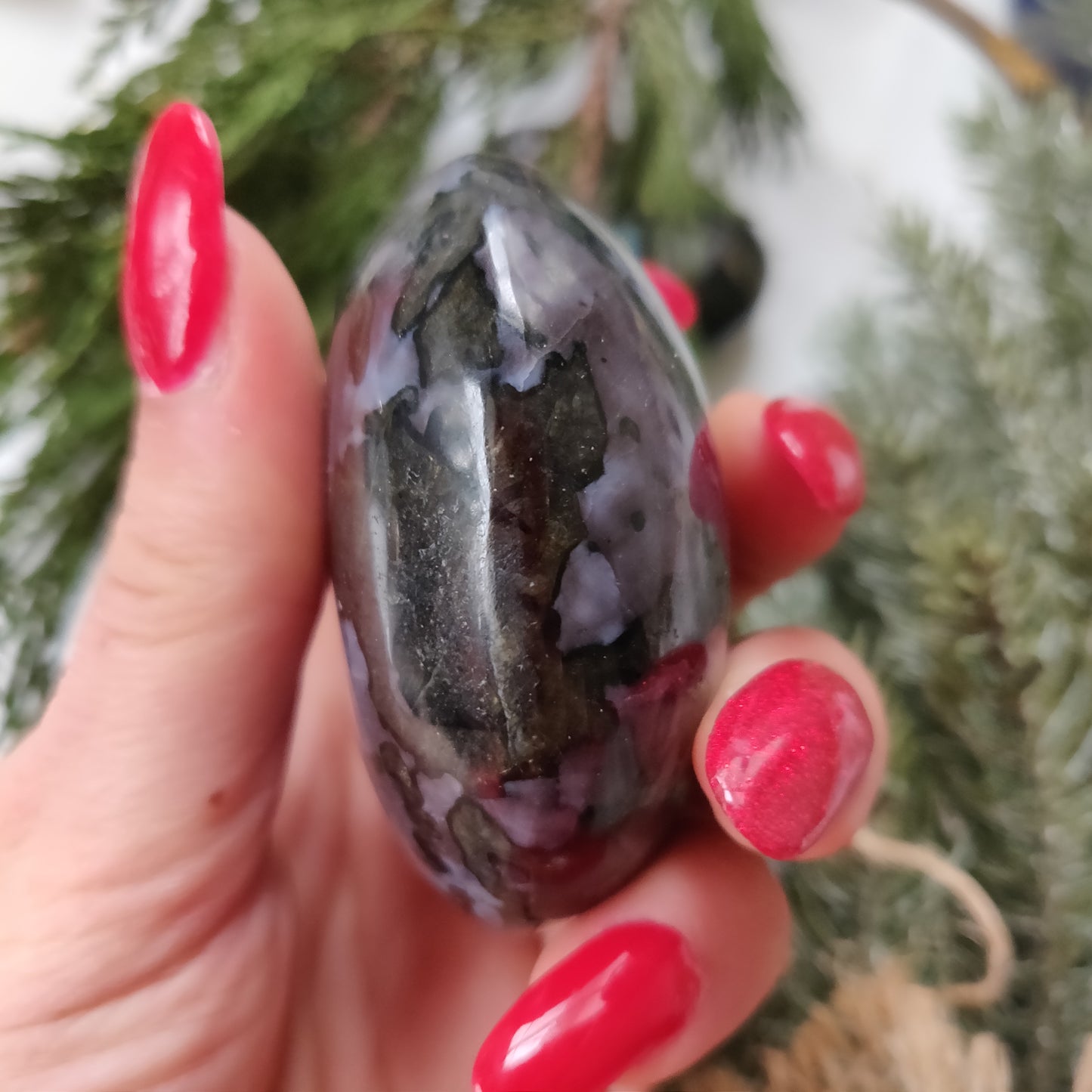 Mystic Merlinite Palm Stone (#1) - Simply Affinity