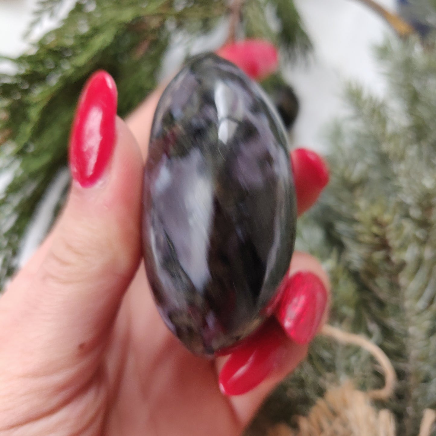 Mystic Merlinite Palm Stone (#1) - Simply Affinity