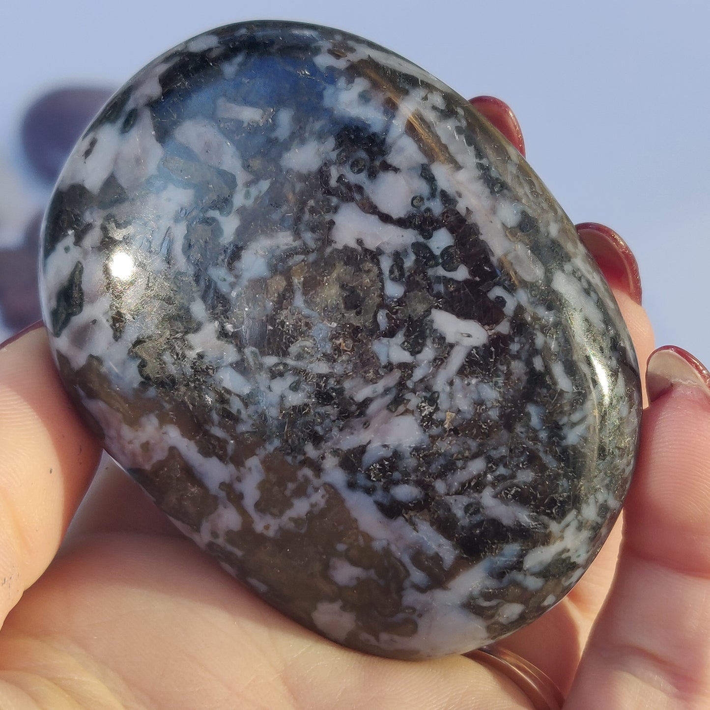 Mystic Merlinite Palm Stone (#8) - Simply Affinity