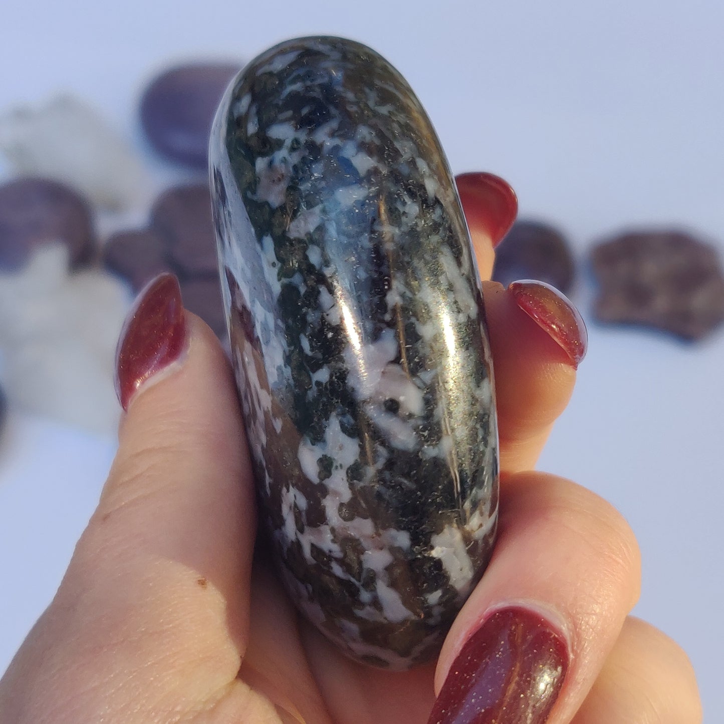 Mystic Merlinite Palm Stone (#8) - Simply Affinity