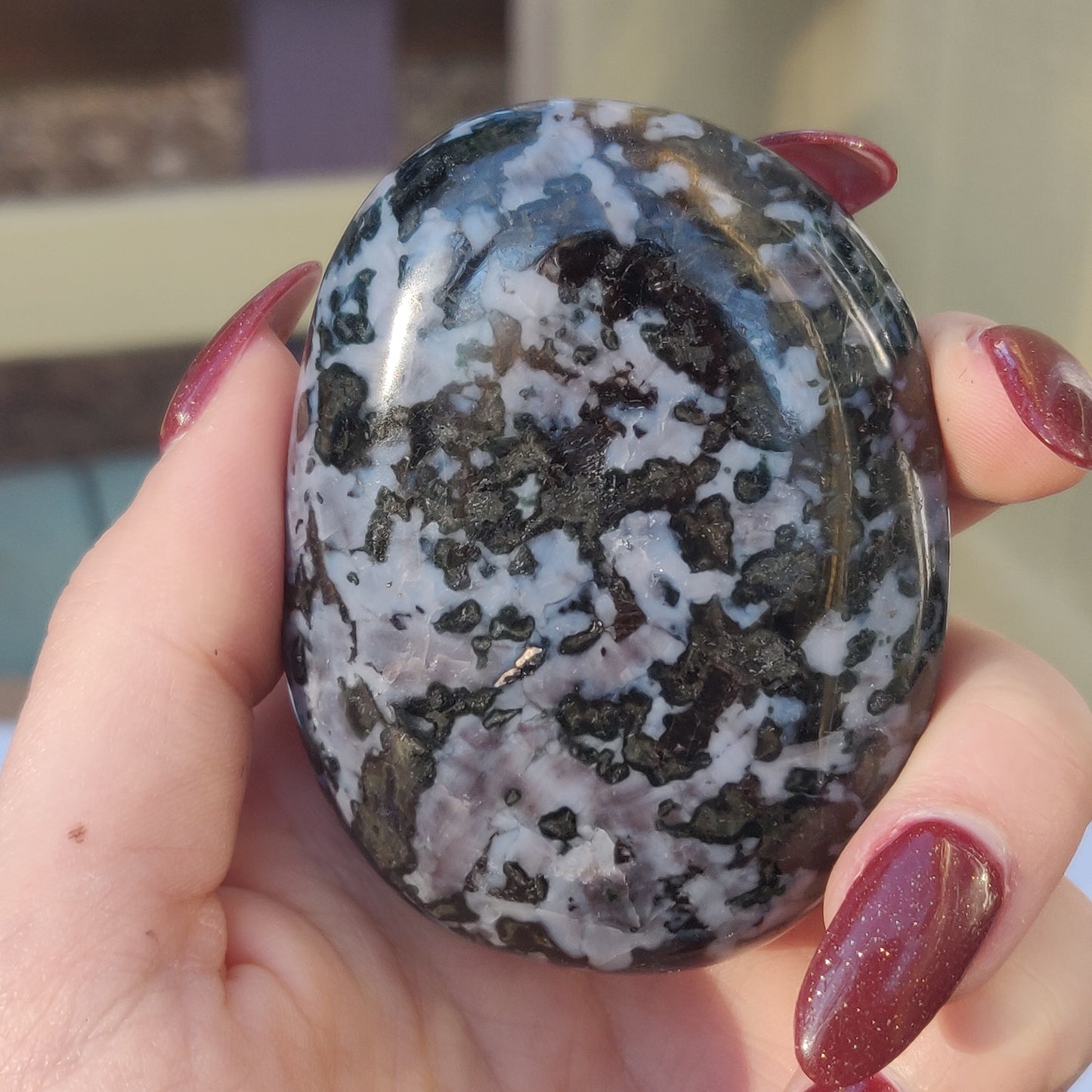 Mystic Merlinite Palm Stone (#8) - Simply Affinity