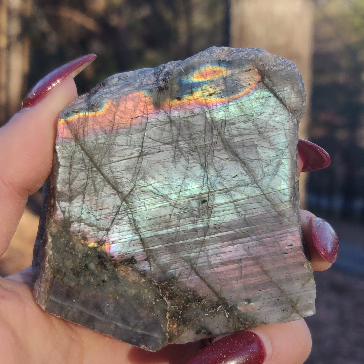 Labradorite Slab - Self-Standing (#37) - Simply Affinity