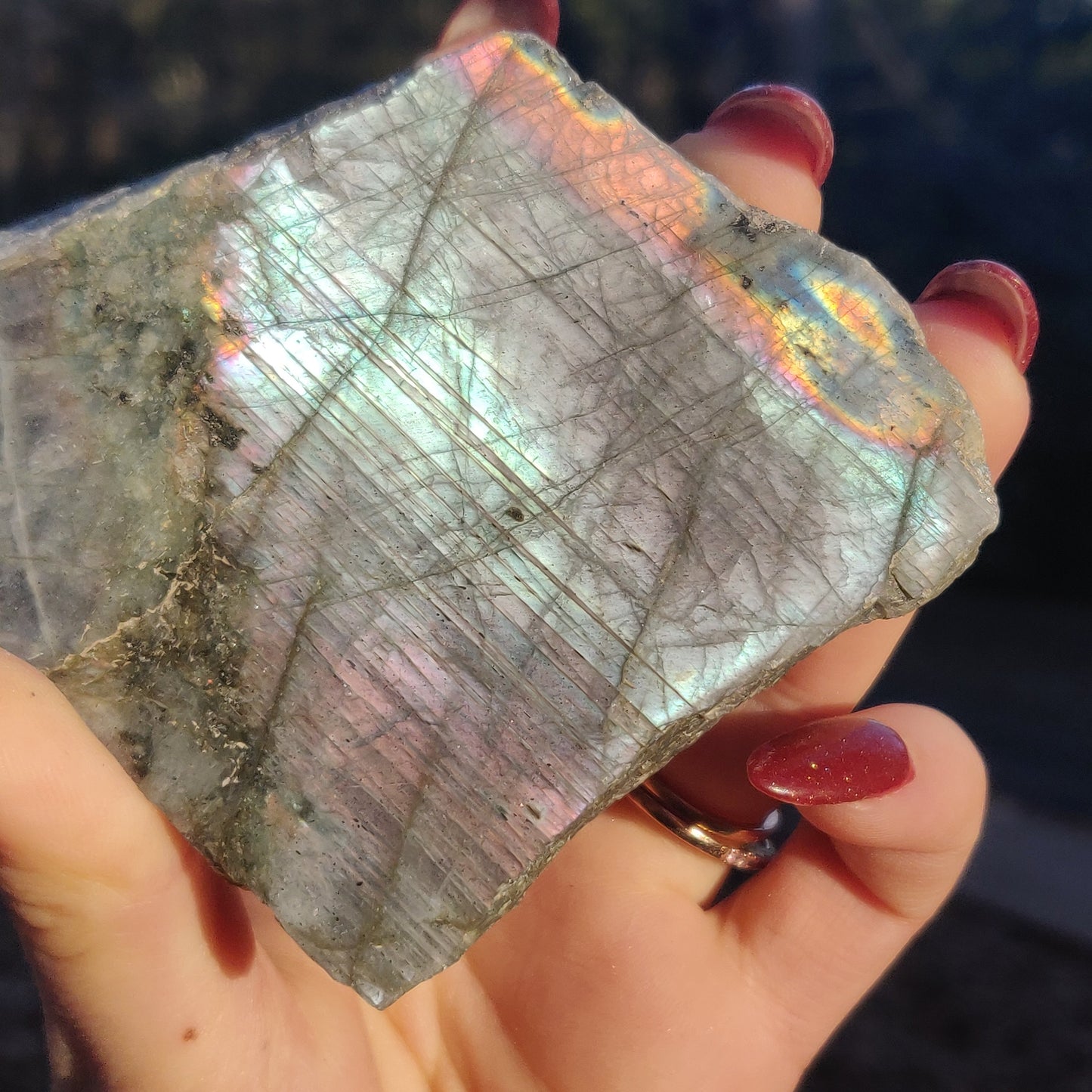 Labradorite Slab - Self-Standing (#37) - Simply Affinity