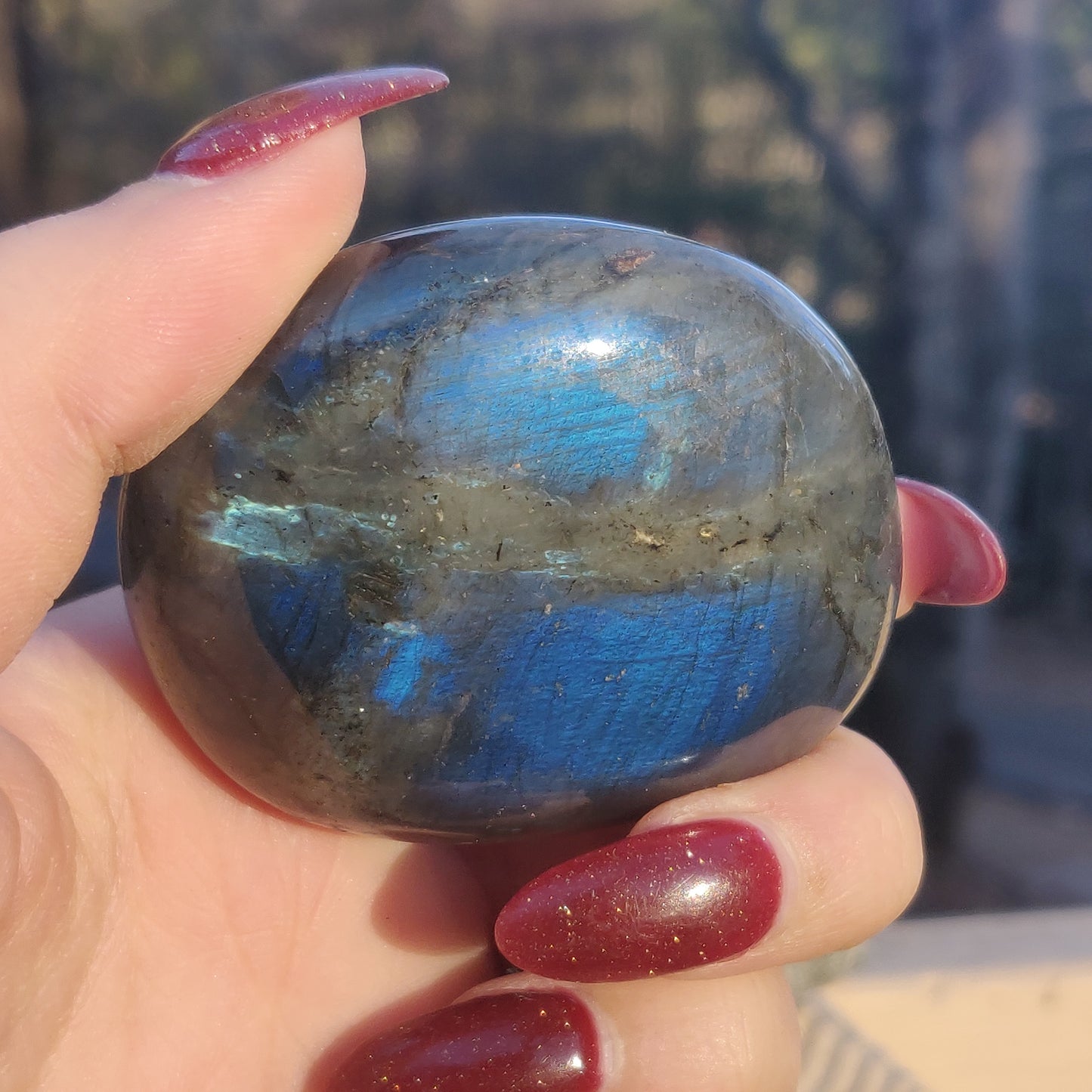 Labradorite Palm Stone (#118A) - Simply Affinity