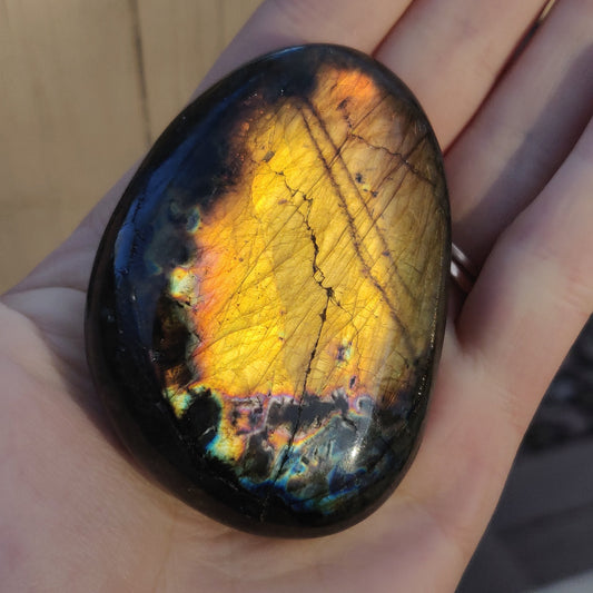 Labradorite Palm Stone (#110A) - Simply Affinity