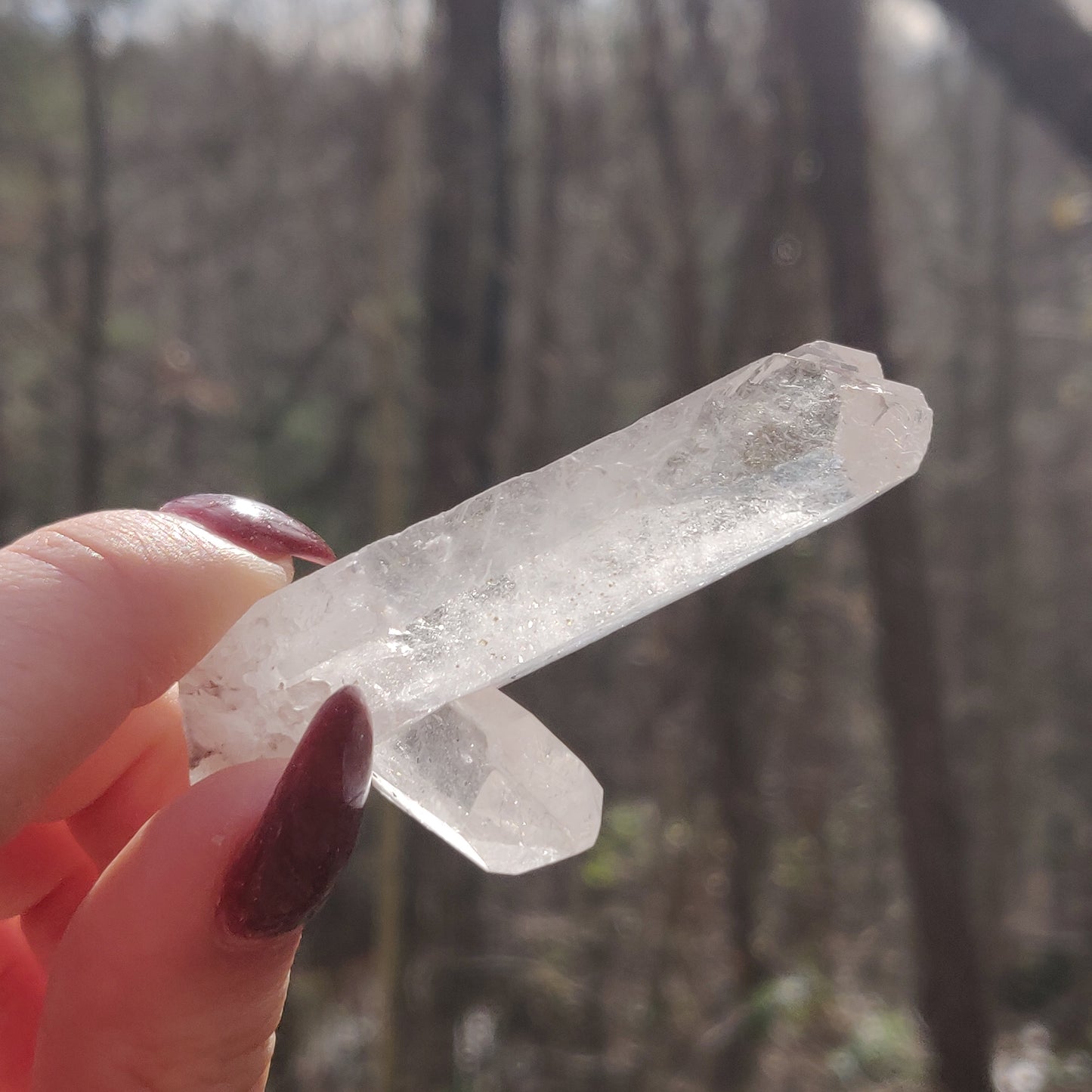 Raw Clear Quartz Point (#A4)