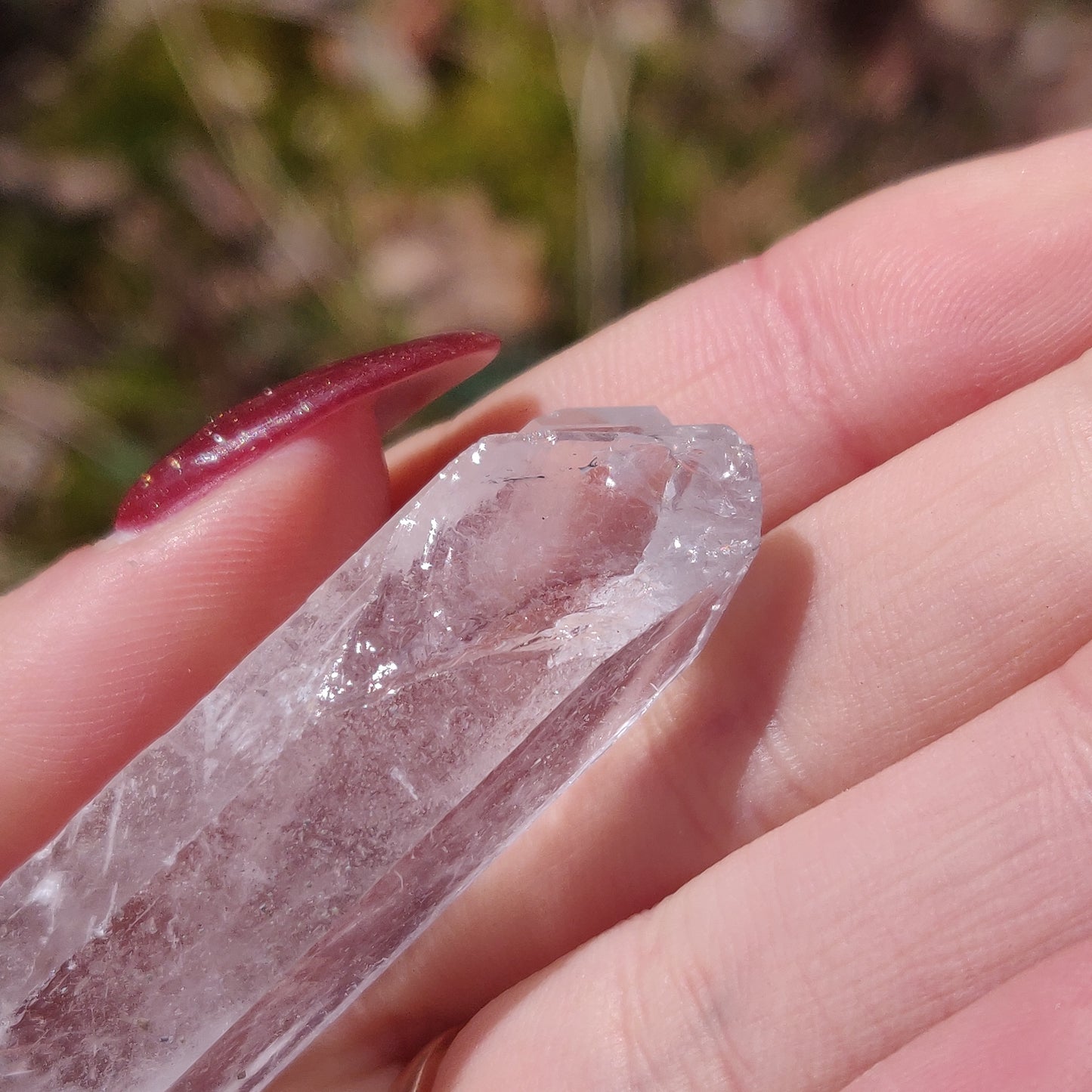 Raw Clear Quartz Point (#A4)