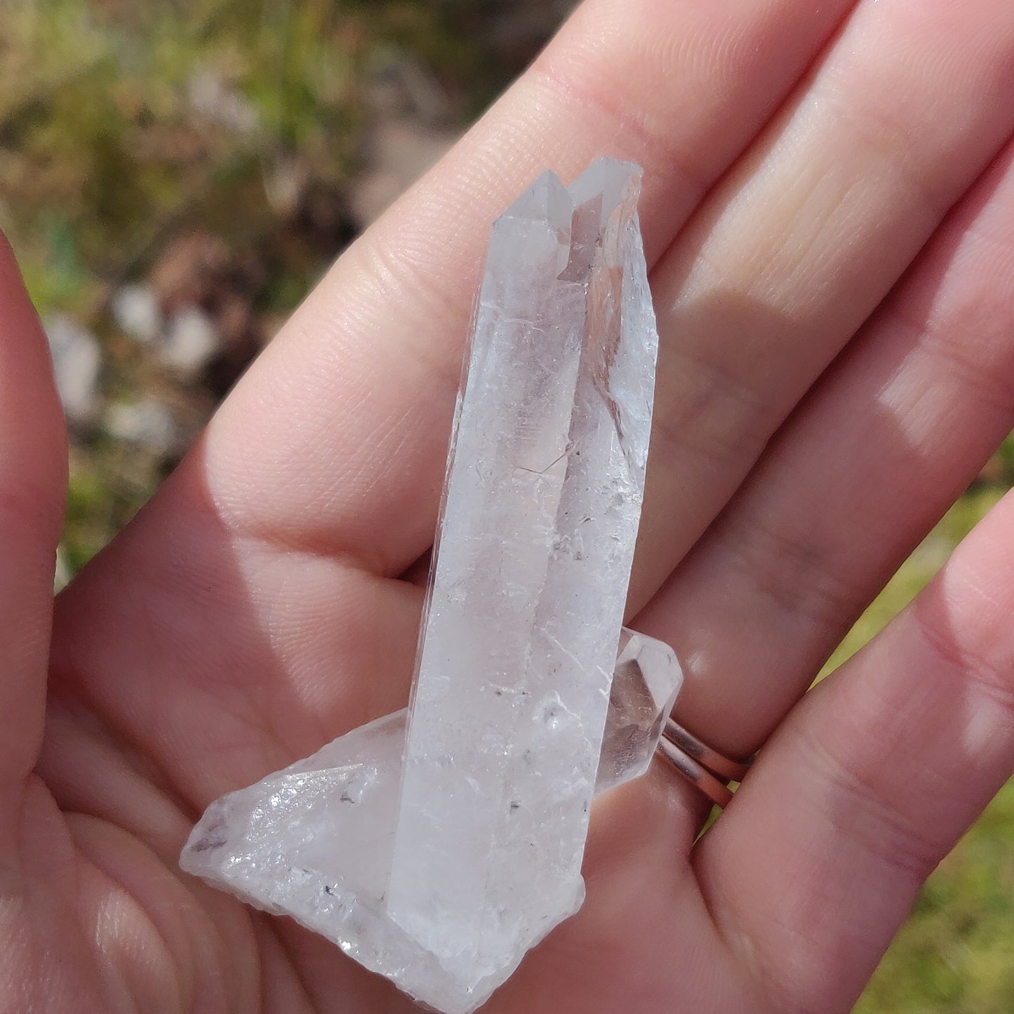 Raw Clear Quartz Point (#A4)