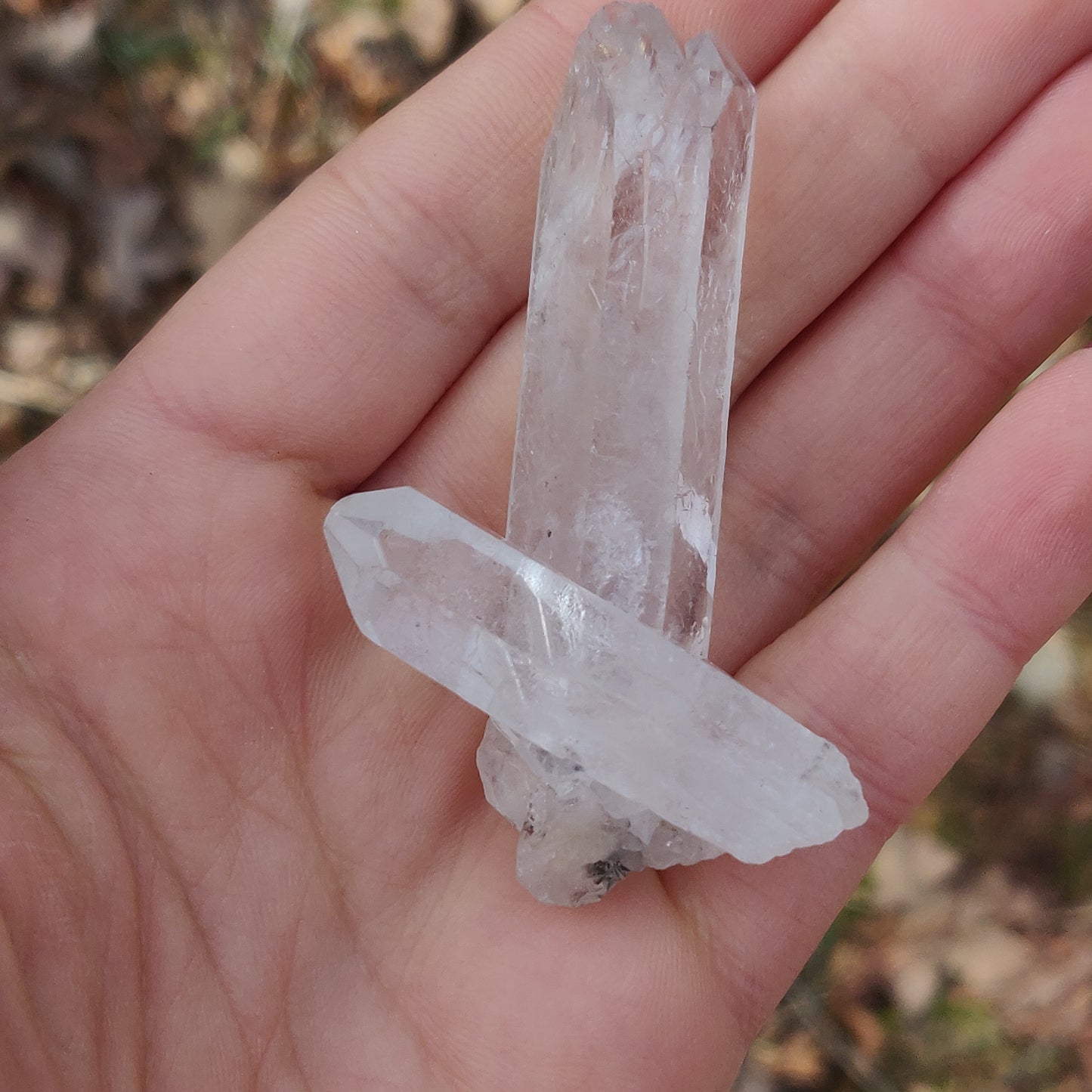 Raw Clear Quartz Point (#A4)