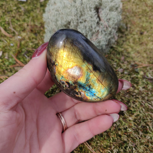Labradorite Palm Stone (#102A) - Simply Affinity