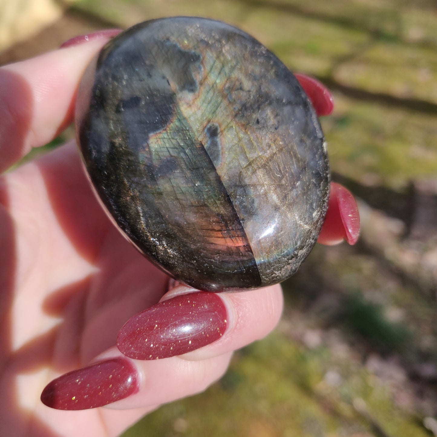 Labradorite Palm Stone (#19) - Simply Affinity