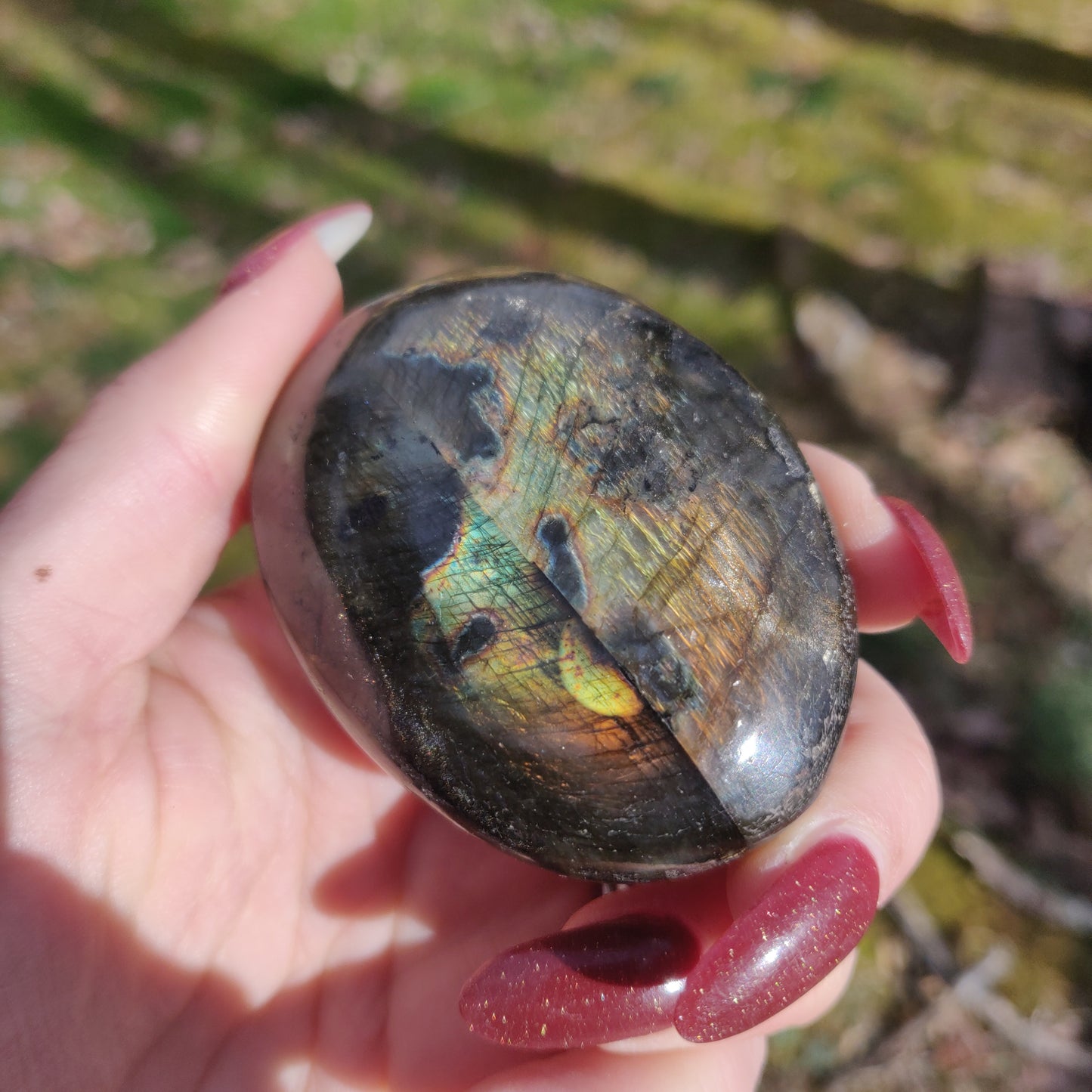Labradorite Palm Stone (#19) - Simply Affinity