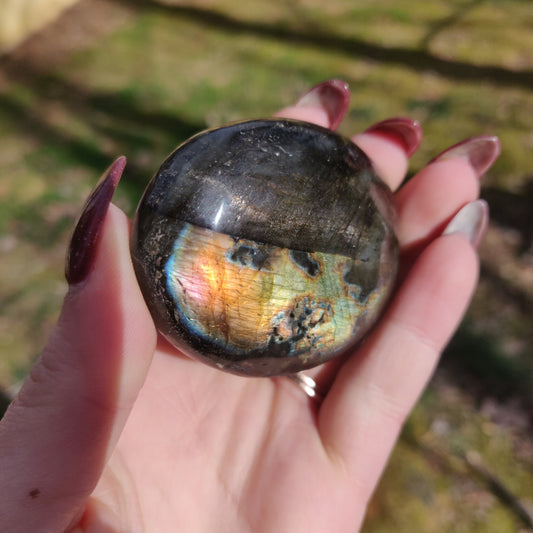 Labradorite Palm Stone (#19) - Simply Affinity