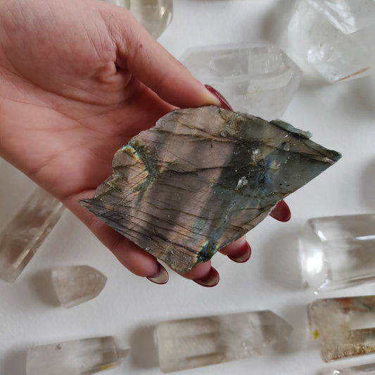 Labradorite Slab - Self Standing (#32) - Simply Affinity
