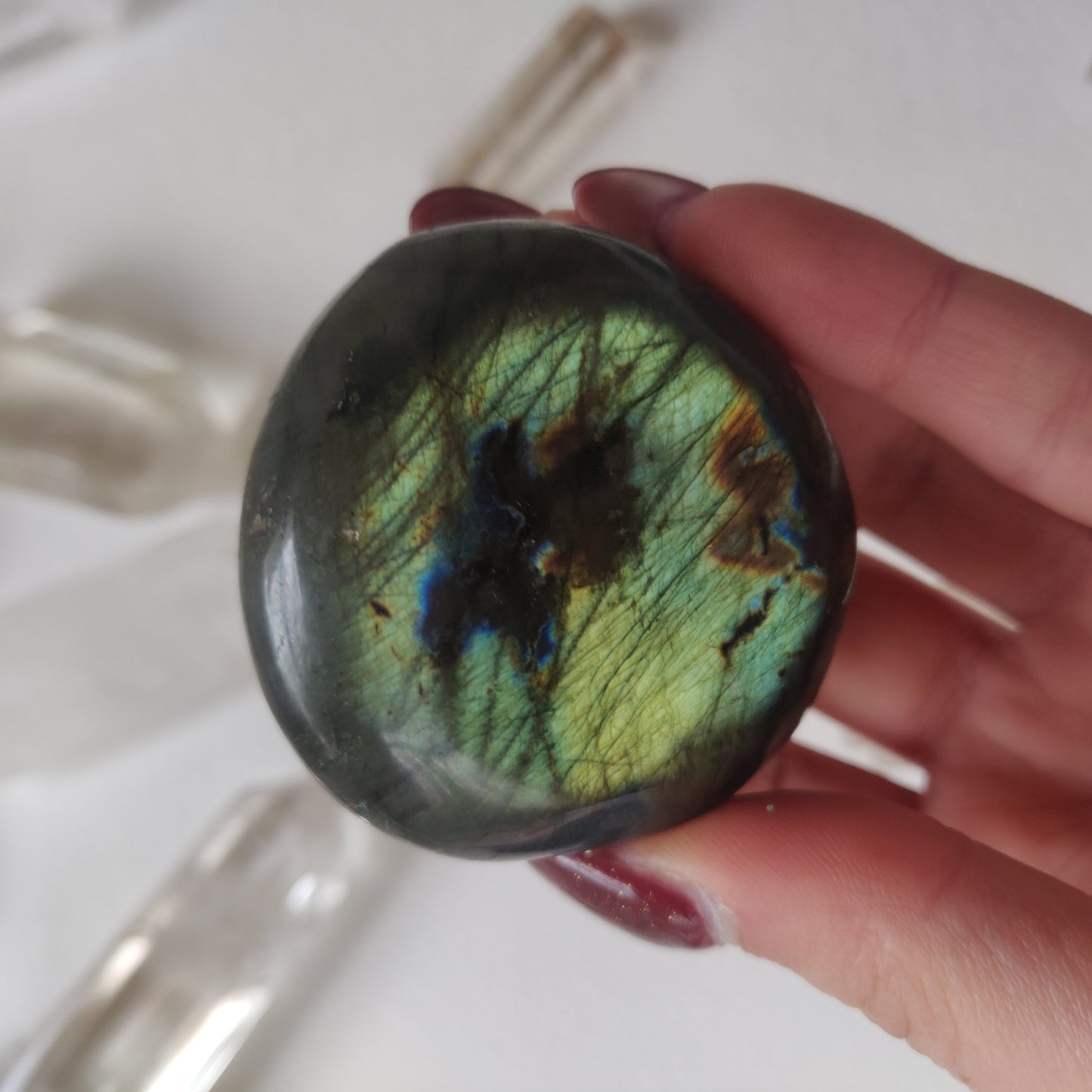 Labradorite Palm Stone (#119A) - Simply Affinity