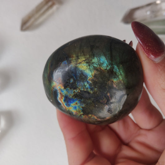 Labradorite Palm Stone (#119A) - Simply Affinity