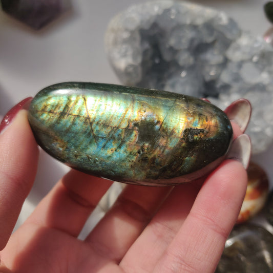 Labradorite Palm Stone (#114A) - Simply Affinity