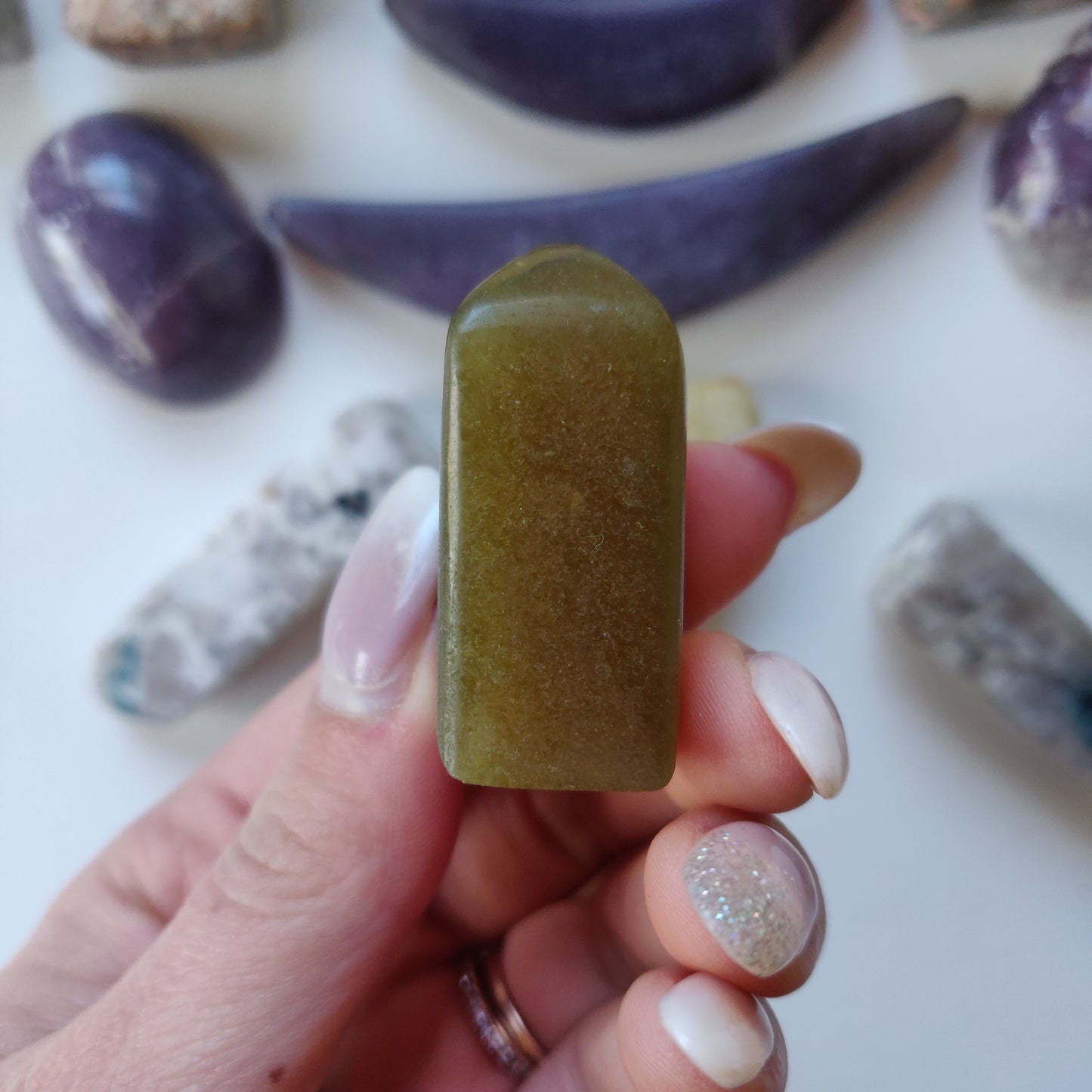 Gaia Euphoralite Tower - Green Lepidolite (#2)