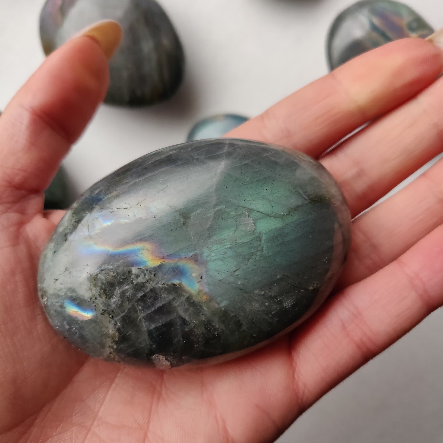 Labradorite Palm Stone (#191)